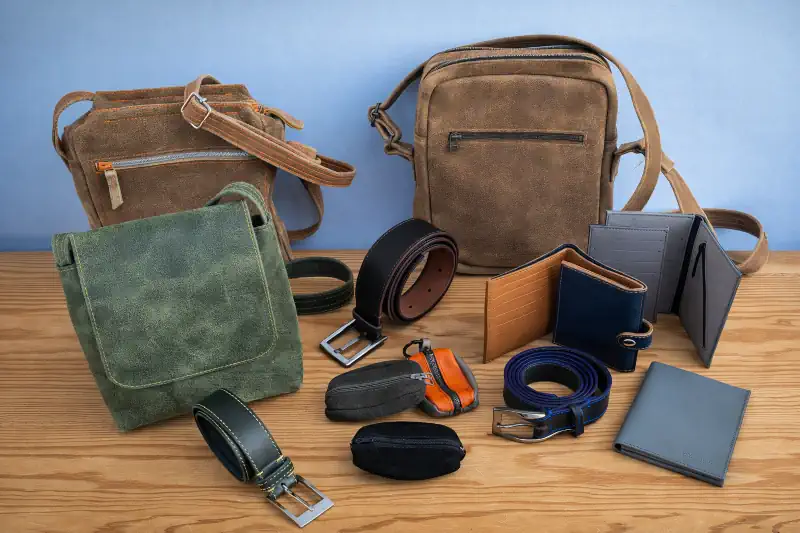 Idées cadeaux en cuir pour hommes. Créations artisanales uniques, fabriquées en Vendée, en France.